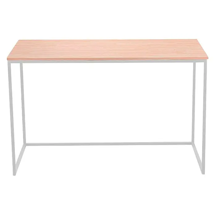 Mesa de escritorio - L x An x Al: 60 x 120 x 75 cm, Color del armazón: Blanco - Vista frontal