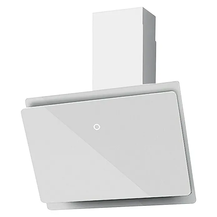 Mepamsa Campana decorativa Luna Plus - Ancho: 90 cm, Potencia de aire máx.: 590 m³/h, Blanco - Vista angular