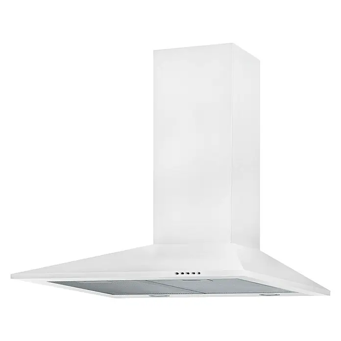 Mepamsa Campana decorativa Piramide Plus - Ancho: 60 cm, Potencia de aire máx.: 290 m³/h, Blanco - Vista angular