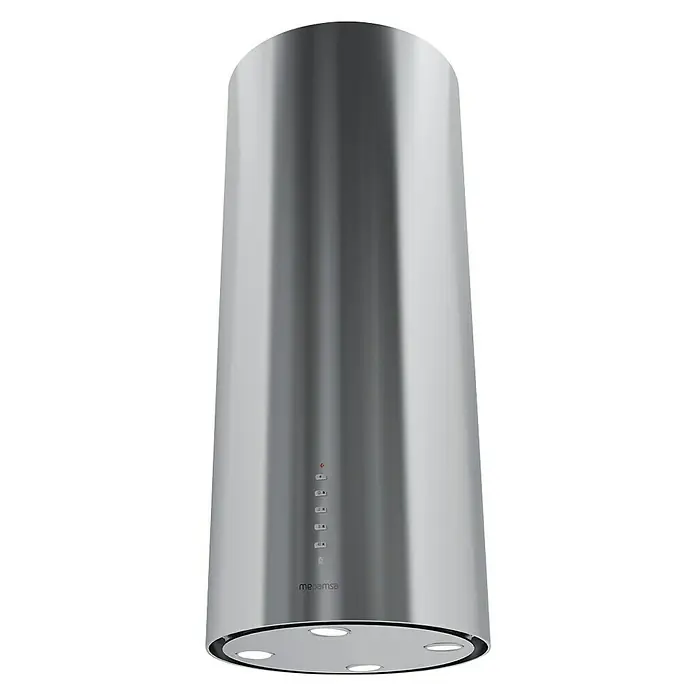Mepamsa Campana para isla Cylindra Isla Pro - Ancho: 37 cm, Potencia de aire máx.: 575 m³/h, Acero inoxidable - Vista frontal
