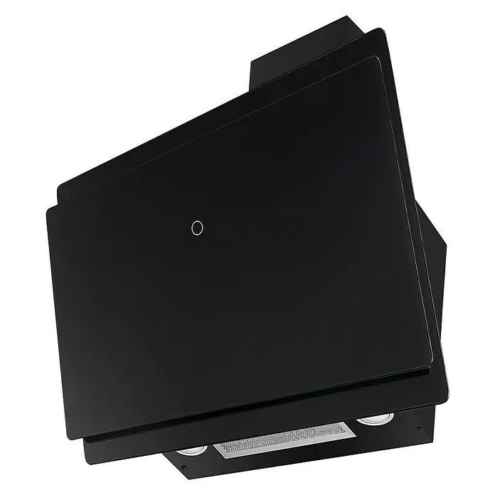 Mepamsa Campana decorativa Luna Plus - Ancho: 70 cm, Potencia de aire máx.: 590 m³/h, Negro - Vista angular