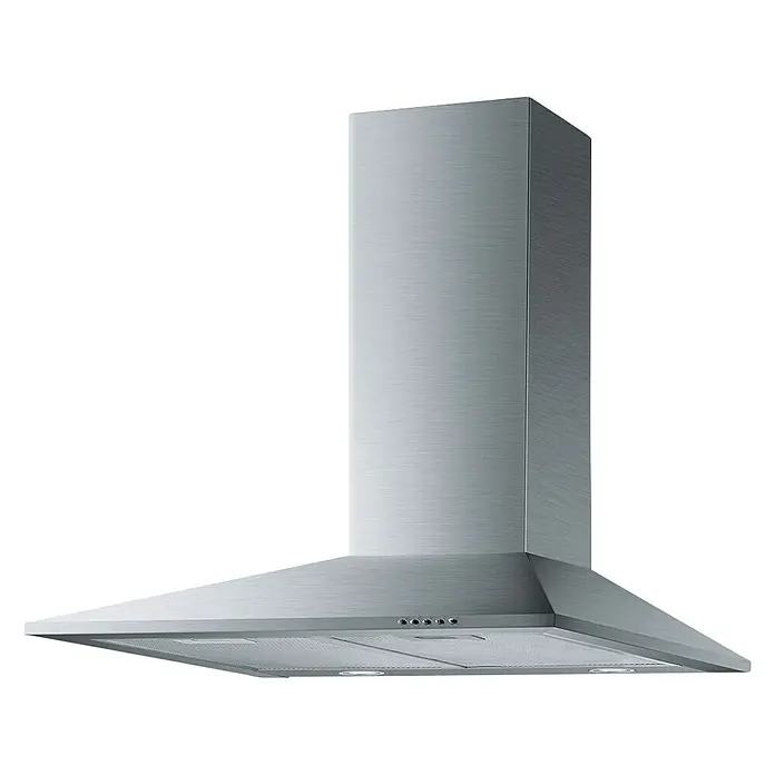 Mepamsa Campana decorativa Piramide Plus - Ancho: 60 cm, Potencia de aire máx.: 290 m³/h, Acero inoxidable - Vista angular