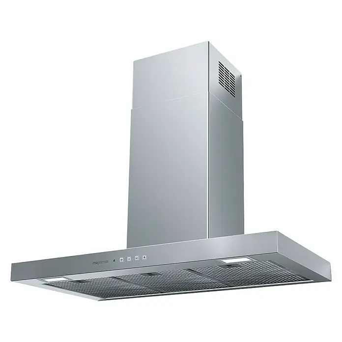Mepamsa Campana decorativa Stilo Neo - Ancho: 90 cm, Potencia de aire máx.: 690 m³/h, Acero inoxidable - Vista angular