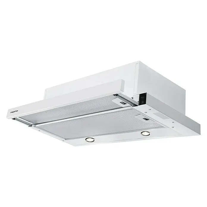 Mepamsa Campana integrable Superline - Ancho: 60 cm, Potencia de aire máx.: 400 m³/h, Blanco - Vista angular