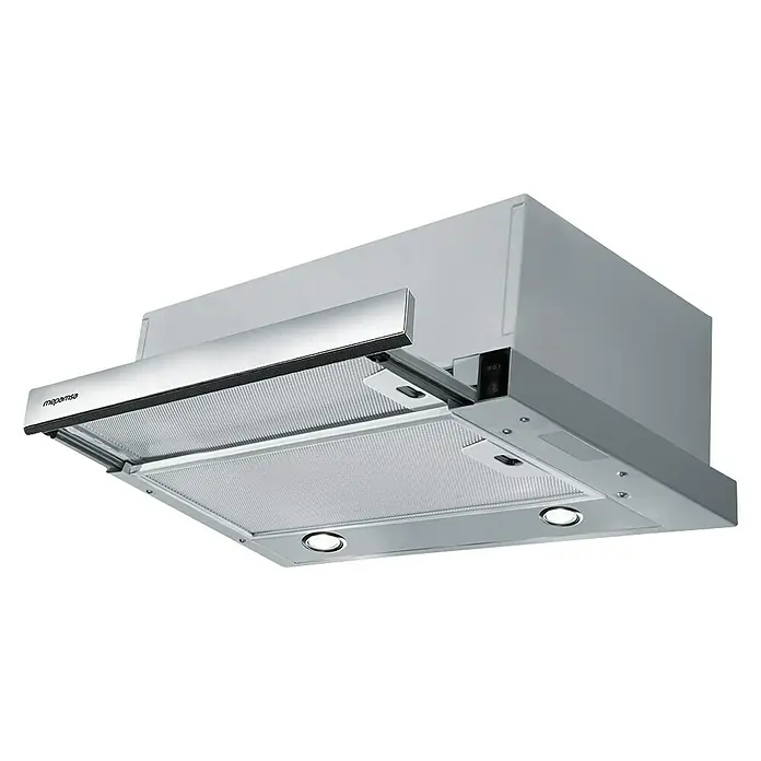 Mepamsa Campana integrable Superline - Ancho: 45 cm, Potencia de aire máx.: 400 m³/h, Acero inoxidable - Vista angular