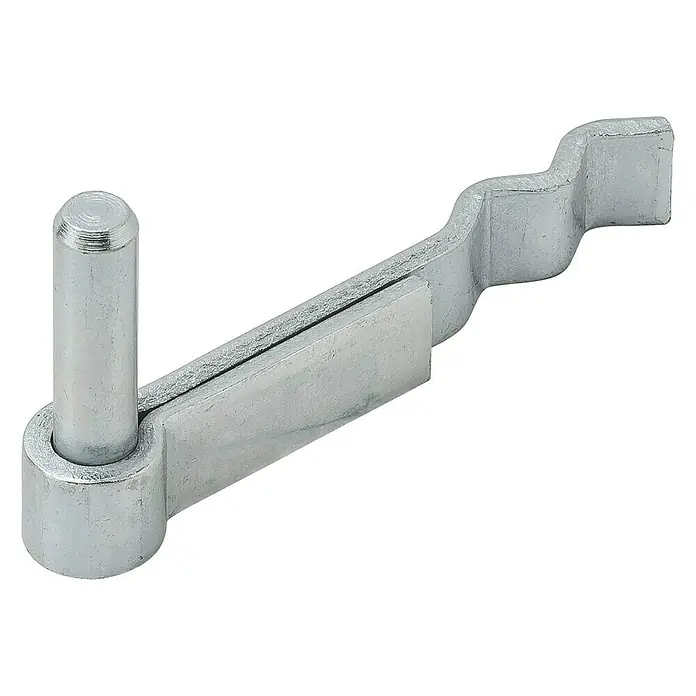 Stabilit Gozne para empotrar - Largo: 115 mm, Diámetro mandril: 13 mm, Zincado - Vista angular