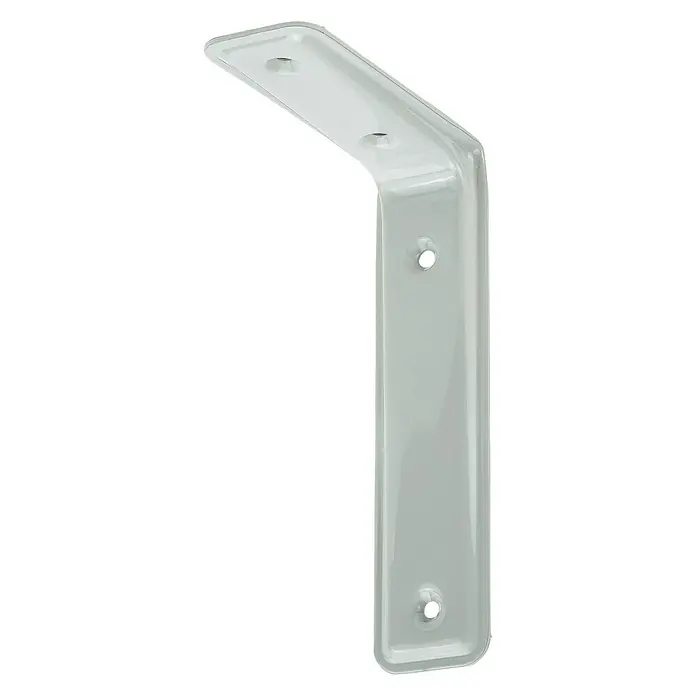 Stabilit Escuadra de estantería Design 3F - L x An x Al: 235 x 40 x 160 mm, Carga soportada: 65 kg, Blanco - Vista angular