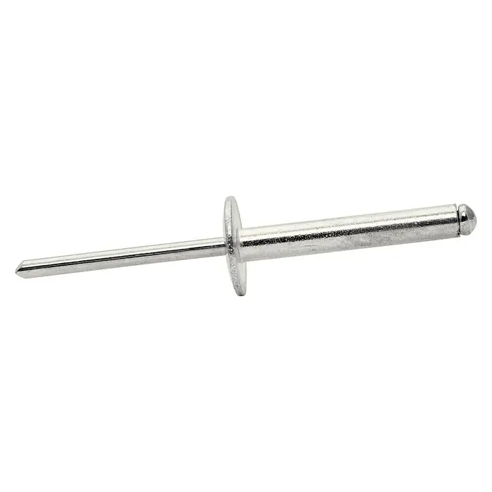 Rapid Remache - Diámetro de remache: 3,8 mm, Longitud de remache: 8 mm, 1 ud., Acero (mandril) - Vista angular
