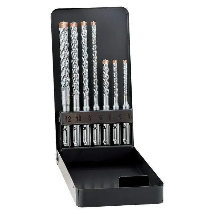Alpen SDS-Plus Betonbohrer-Set Force X KM7 - 7 -tlg. - Vorderansicht