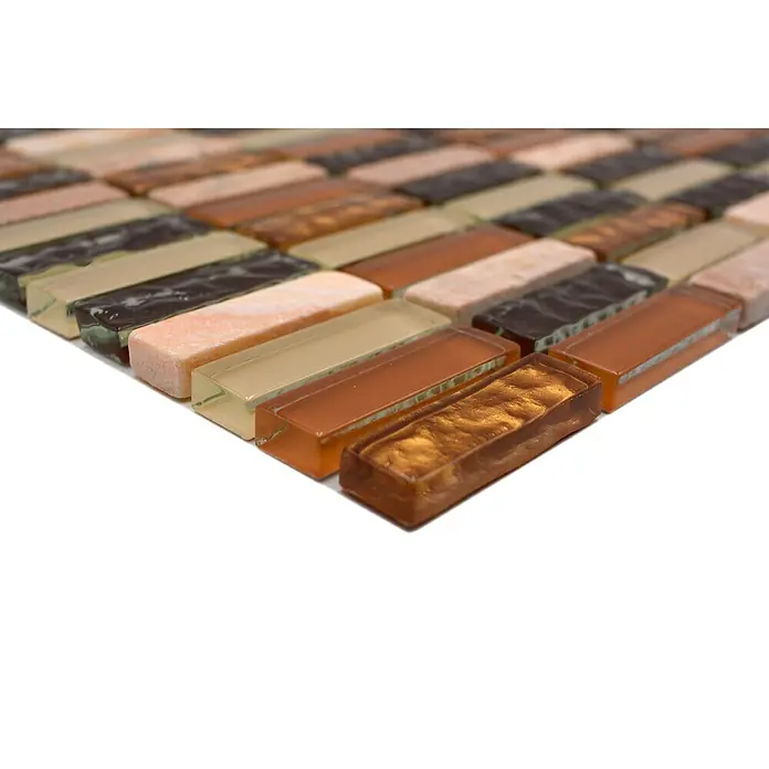 Mozaik csempe Crystal Mix XCM SM83 pálca - Fényes - Közeli felvétel