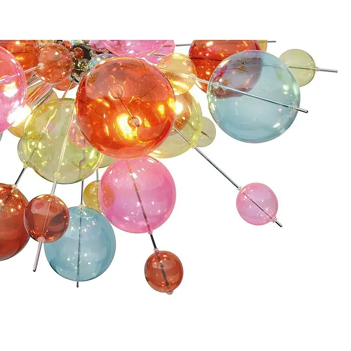 Näve Pendelleuchte Explosion - Höhe: 150 cm, Bunt - Detailaufnahme