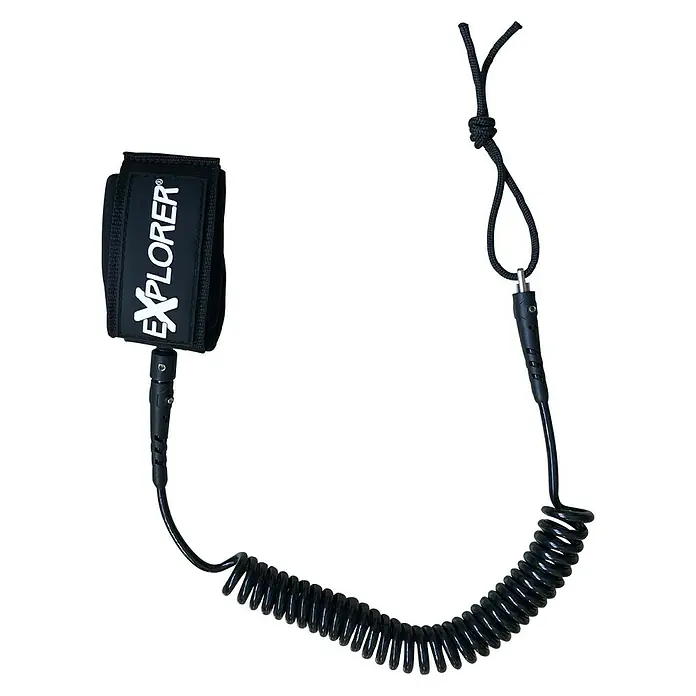 Explorer SUP-Board-Set Stream 10.2 - L x B x H: 310 x 85 x 15 cm, Nutzlast: 160 kg, Aufblasbar, Blau/Weiß - Diagonale Ansicht