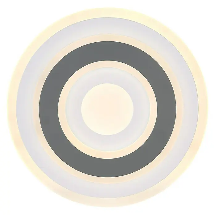 Globo LED-Deckenleuchte rund Sabatino - 21 W, Ø x H: 30 x 5,5 cm, Opal - Ansicht von unten