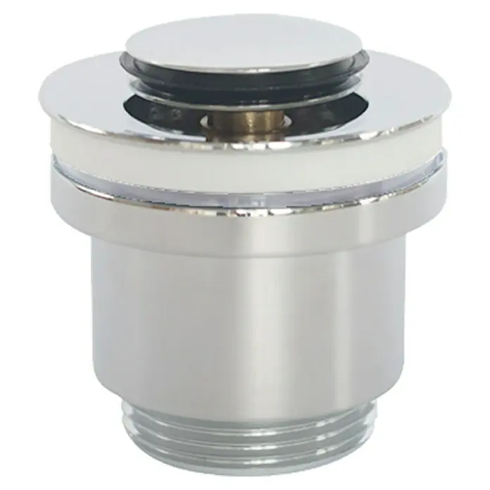 Tecnoagua Válvula click clack T-304N - 1¼'', Cromo - Vista frontal