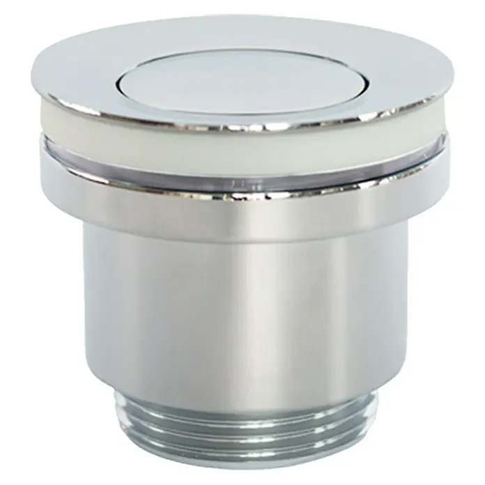 Tecnoagua Válvula click clack T-304N - 1¼'', Cromo - Vista frontal