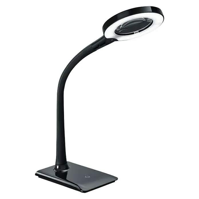 Trio Lighting Lupa de sobremesa LED Lupo - 5 W, Altura: 35 cm - Vista angular