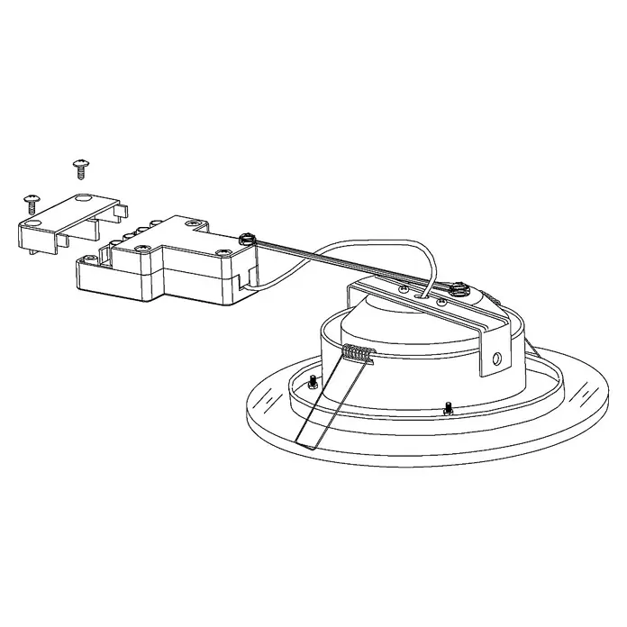 Eglo LED-Einbauleuchte Pineda - 12 W, Warmweiß - Skizze