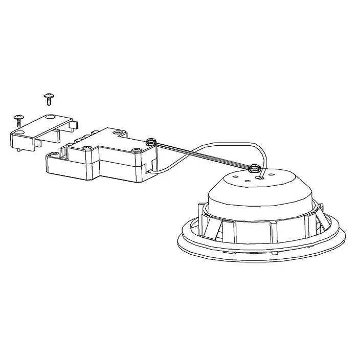 Eglo LED-Einbauleuchten-Set Pineda - 18 W, L x B x H: 7,8 x 7,8 x 3,5 cm, Nickel matt, 3 Stk., Warmweiß - Skizze