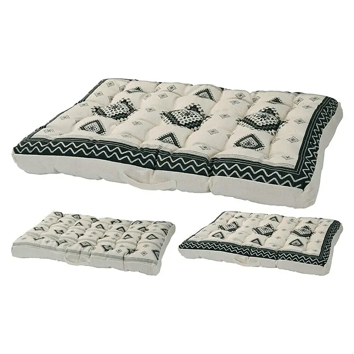 Zitkussen Manou Design - 120 x 80 x 8 cm - Diagonaal zicht
