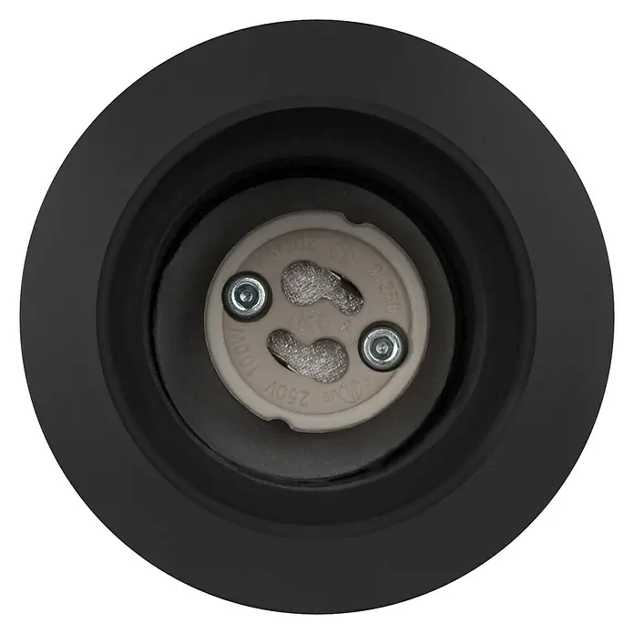 Ledvance LED-Pendelleuchte rund - Ø x H: 68 mm x 208,4 cm, Schwarz - Ansicht von oben