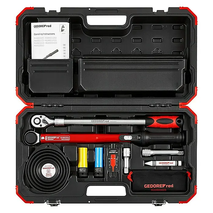 Gedore Steckschlüsseleinsatz-Set red R68903011 Rad Montage - ½″ - Ansicht von oben