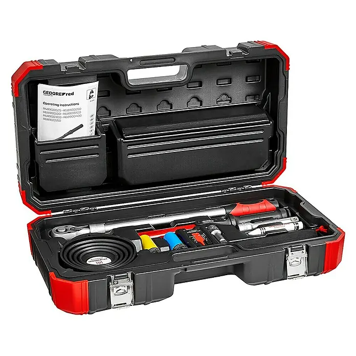 Gedore Steckschlüsseleinsatz-Set red R68903011 Rad Montage - ½″ - Diagonale Ansicht
