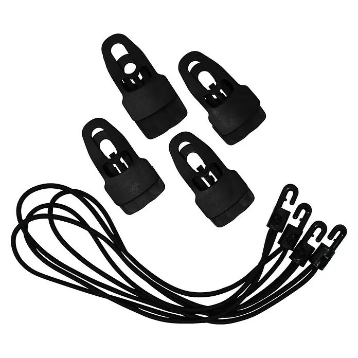 Seilflechter Multi-Clip tornado - Negro, Carga soportada: 40 daN, 4 uds. - Vista angular
