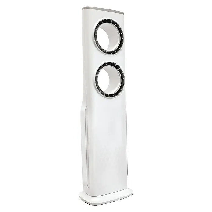 Proklima Turmventilator Buco - Silber, Höhe: 100,6 cm, 120 W - Diagonale Ansicht