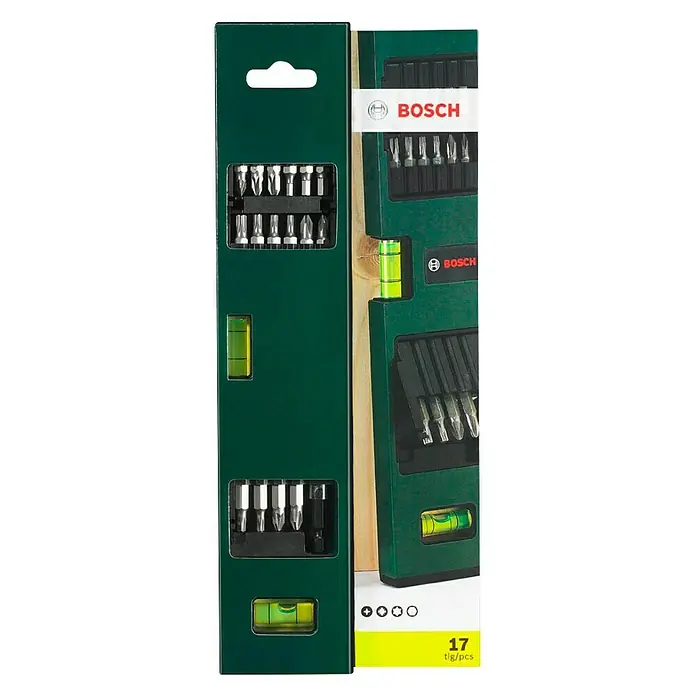 Bosch Set de puntas - 17 pzs. - Vista frontal