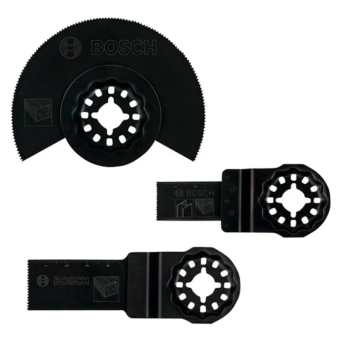 Bosch Kit de iniciación Starlock wood - 3 ud., Sistema STARLOCK - Vista superior