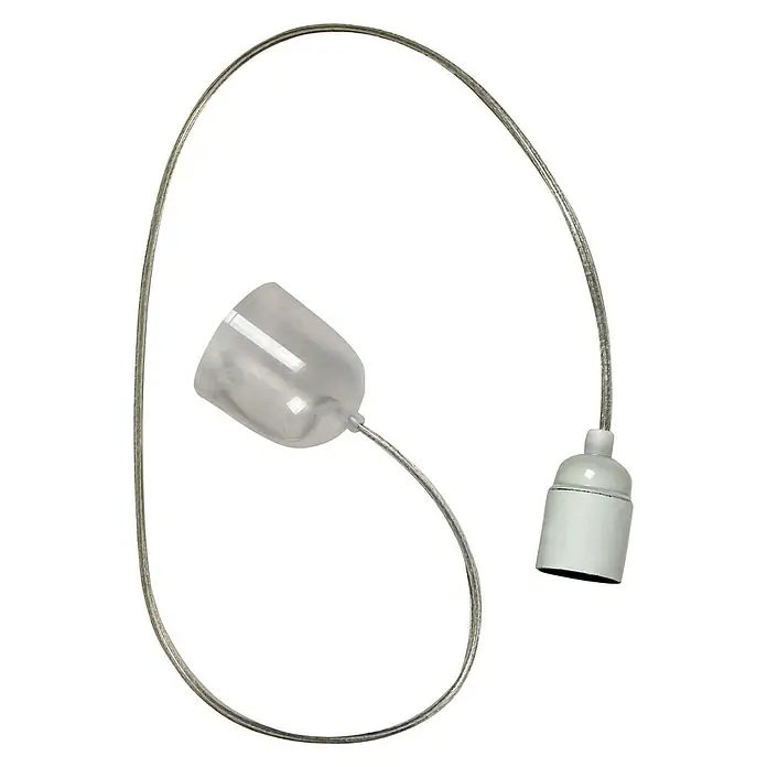 Näve Lampenpendel - Transparent, Pendellänge: 120 cm, 60 W - Vorderansicht