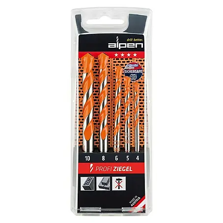 Alpen  Steinbohrer-Set Profi Ziegel