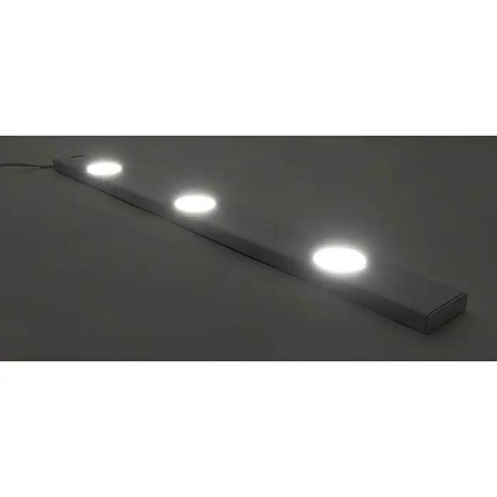 Ritter Leuchten Podelementna LED svjetiljka - 9 W, Duljina: 75 cm, Neutralno bijelo - LED svjetlosna traka s tri svijetle točke. Savršena za radne prostore ili naglašavanje rasvjete. Moderan dizajn za svaki interijer.