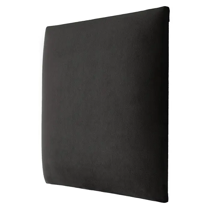 Fllow Deko-Wandpolster Set Velvet A4 - 270 x 150 cm, Anthrazit - Diagonale Ansicht