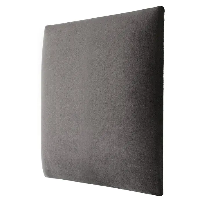 Fllow Deko-Wandpolster Set Velvet A4 - 270 x 150 cm, Grau - Diagonale Ansicht