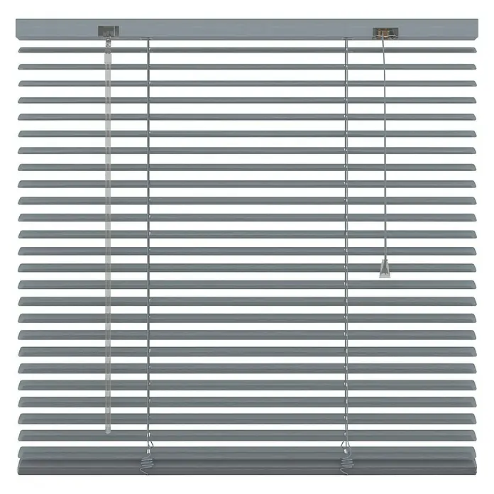 Expo Ambiente Jaloezie Alu 25 mm Zilver - b x h: 80 x 180 cm, Zilver, Aluminium - Vooraanzicht