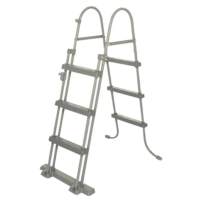 Bestway Sigurnosne ljestve za bazen - D x Š x V: 71,5 x 100 x 150 cm - Dijagonalni pogled