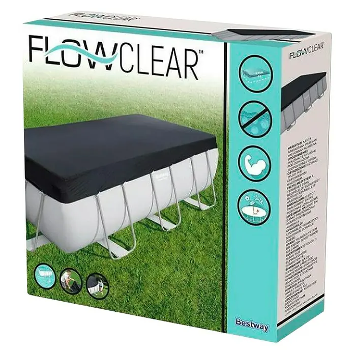 Bestway Flowclear Zaštitna navlaka za bazen - Š x D: 201 x 404 cm - Dijagonalni pogled
