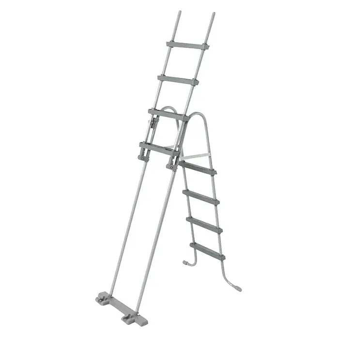 Bestway Sigurnosne ljestve za bazen - D x Š x V: 76 x 118,5 x 163 cm - Dijagonalni pogled