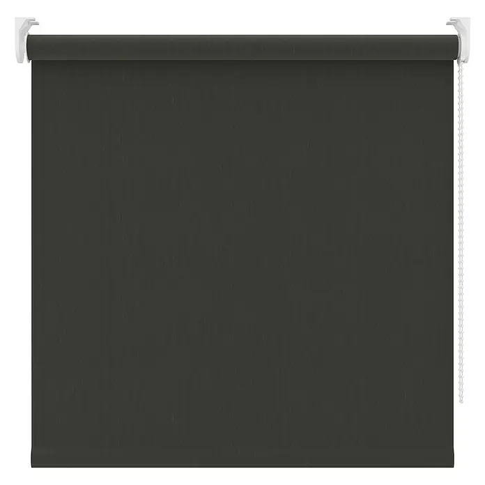 Expo Ambiente Rolgordijn Dessin verduisterend - b x h: 120 x 190 cm, Structuur antraciet - Vooraanzicht
