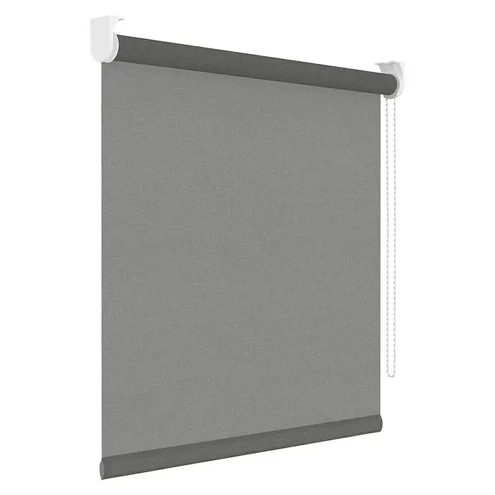 Expo Ambiente Rolgordijn Dessin lichtdoorlatend - b x h: 120 x 190 cm, Grijs - Diagonaal zicht