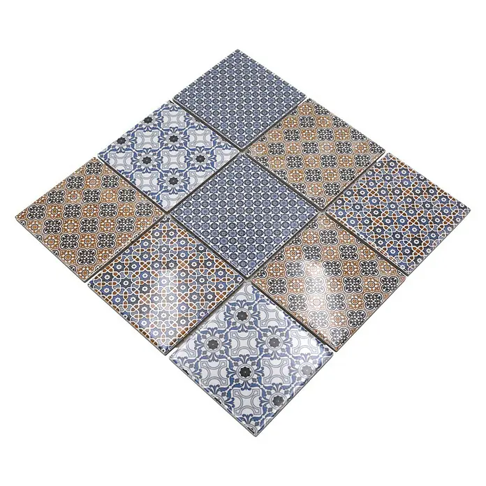 Mozaična ploščica [SI] Quadrat Classico Mix - 29,8 x 29,8 cm, [SI] Mehrfarbig, Sijoče - Pogled pod kotom