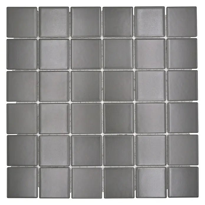 Mozaïektegel vierkant Architecture CD 172 - 29,8 x 29,8 cm, Grijs, Mat - Bovenaanzicht