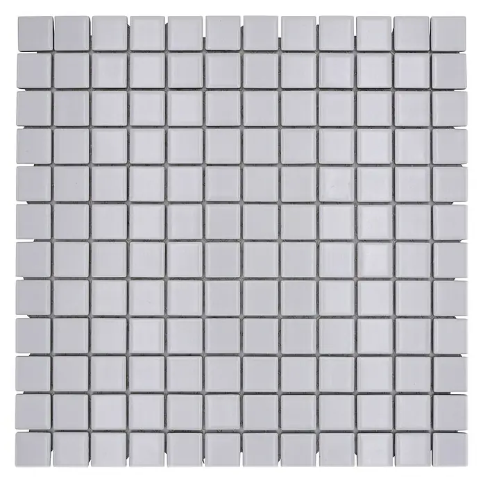 Mozaïektegel vierkant Uni CG 114 - 29,8 x 29,8 cm, Wit, Mat - Bovenaanzicht