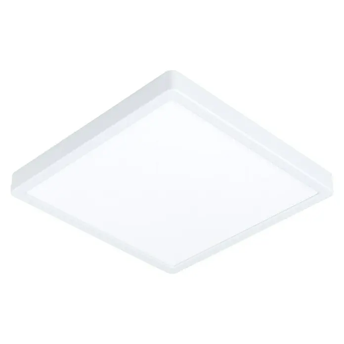 Eglo LED-Deckenleuchte Fueva 5 - 20 W, L x B x H: 28 x 285 x 285 mm, Weiß, Neutralweiß - Diagonale Ansicht