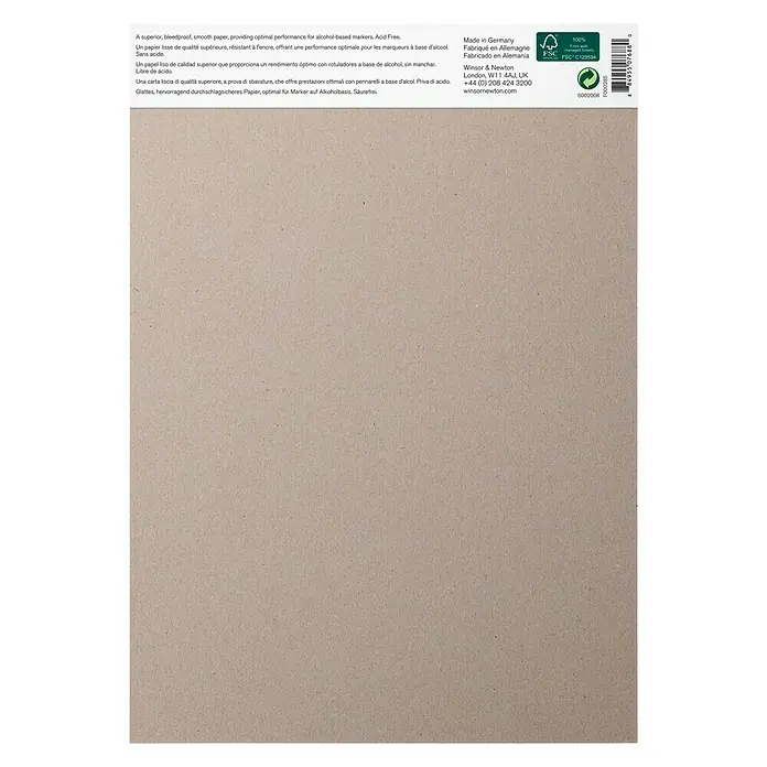 Winsor & Newton Zeichenpapier Marker Block - DIN A4, 75 g/m², Anzahl Blätter: 50 Stk. - Vorderansicht