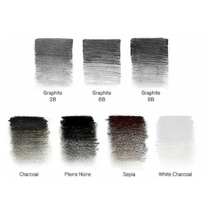 Winsor & Newton Zeichenstift-Set Sketch - 10 -tlg., Farbig sortiert