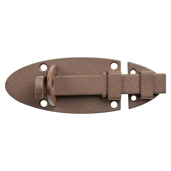 GAH Alberts Pestillo deslizante Duravis® - L x An: 90 x 44 mm, Marrón óxido - Vista frontal