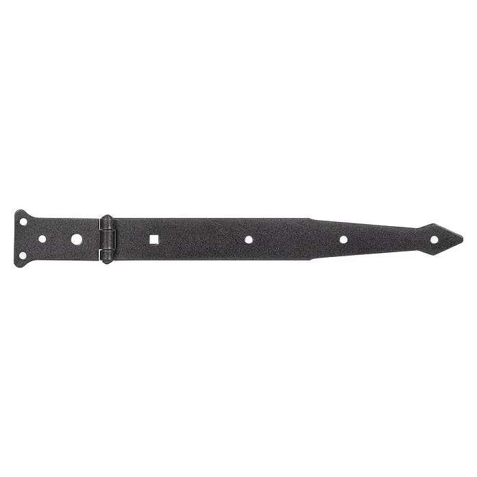 GAH Alberts Soporte de suspensión Duravis® - L x An x Es: 302 x 48 x 2 mm, Negro forja - Vista frontal