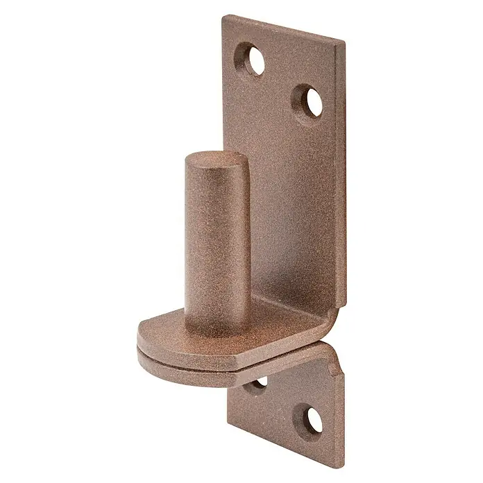 GAH Alberts Kloben Duravis® - Höhe: 115 mm, Durchmesser Dorn: 16 mm, Abstand Dorn bis Platte: 13 mm, Braun - Diagonale Ansicht